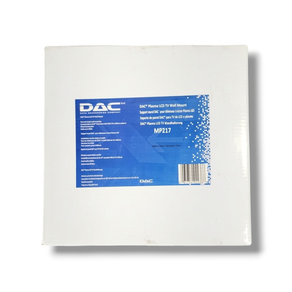 DAC MP-217 Flat Screen TV Wall Mount Accommodates 23"-37" 80lbs Capacity Black‎